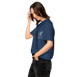 Alternative view of A.L.I. front logo unisex garment-dyed heavyweight t-shirt